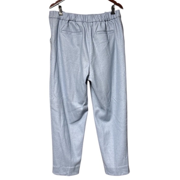 Banana Republic Womens Light Blue Wool Blend Pleated Front Pants Size 14 NWT - Picture 5 of 8